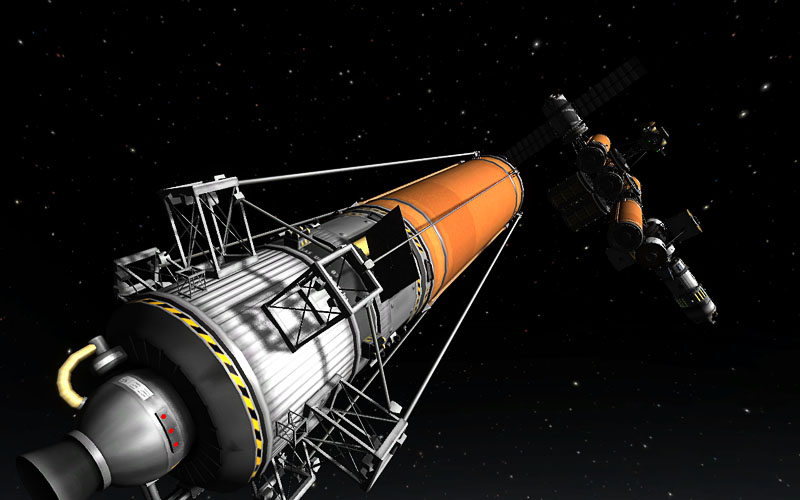 Thumbs up for laser docking camera. KSP1 The Spacecraft Exchange